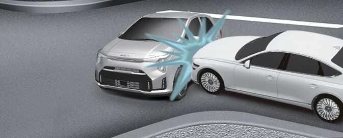 Side-impact collision in which the front air bags may not inflate