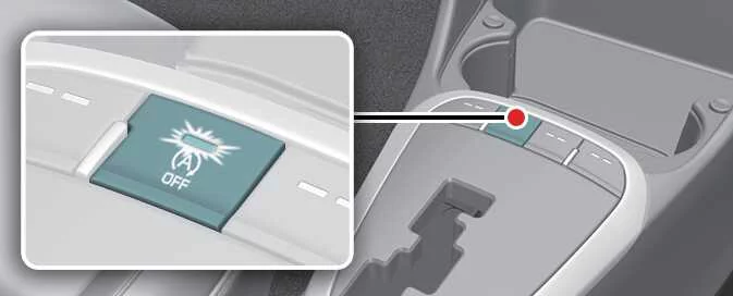 Kia Picanto ISG OFF button for disabling and reactivating Idle Stop and Go