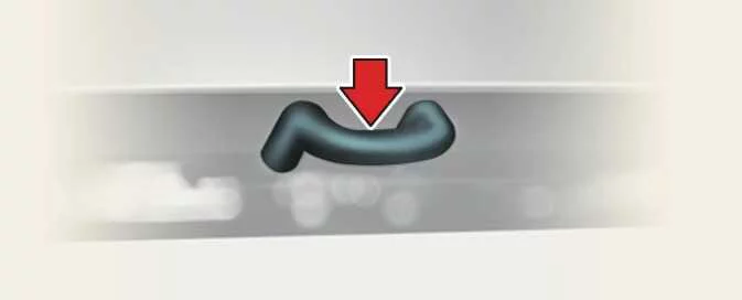 Rear emergency towing hook location on the Kia Picanto