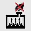 Warning symbol for the Kia Picanto cooling system