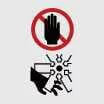 Warning symbol for the Kia Picanto electric cooling fan