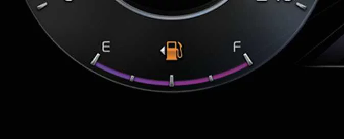 Kia Picanto Type C fuel gauge indicating the remaining fuel level