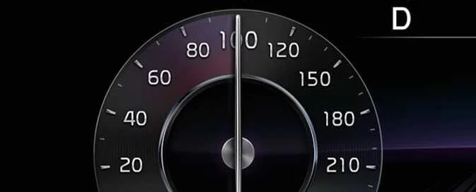 Kia Picanto Type C instrument cluster speedometer