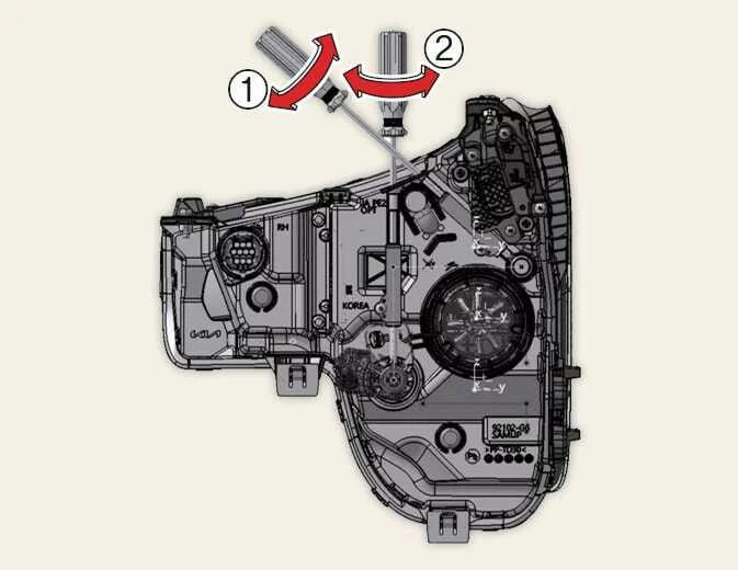Correct Kia Picanto rear headrest alignment with the centre of the occupant’s head
