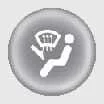 Floor and windscreen defrost airflow symbol