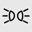 Position and tail lamp switch symbol