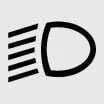 Headlight switch symbol