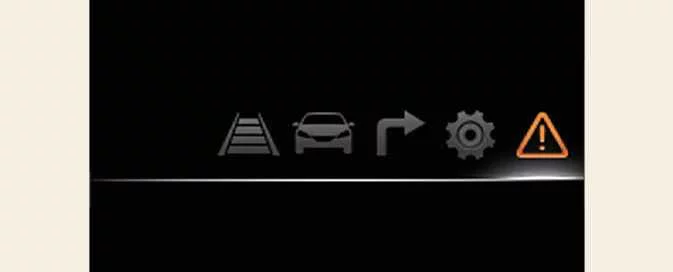 Kia Picanto instrument cluster master warning indication