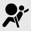 SRS air bag warning light symbol