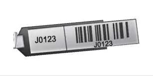 Key code tag supplied with the Kia Picanto key set