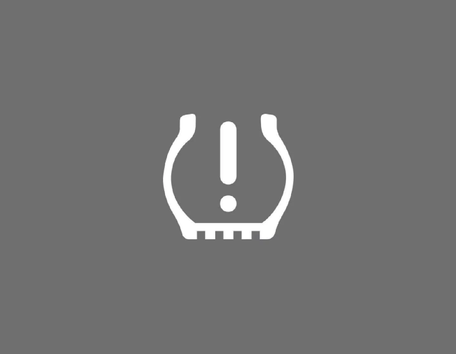 Kia Picanto TPMS low tyre pressure indicator