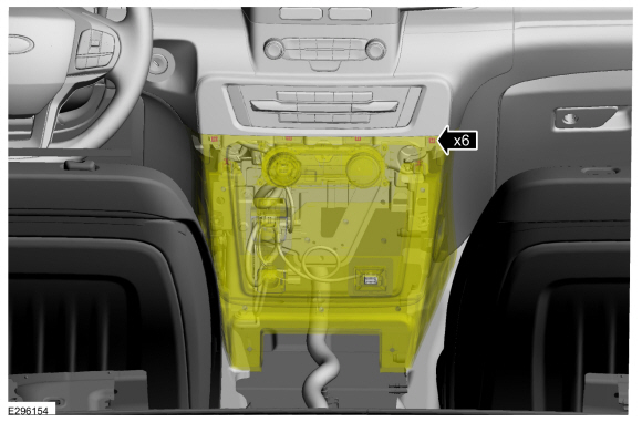 Ford Explorer - Removal and Installation - Audio Front Control Module