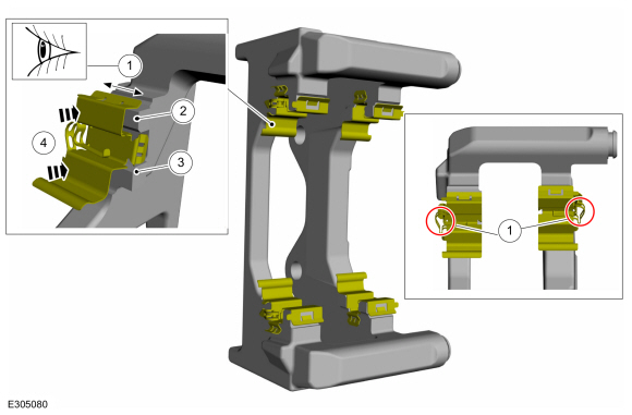 Ford Explorer - Removal and Installation - Brake Pads - Rear Disc Brake