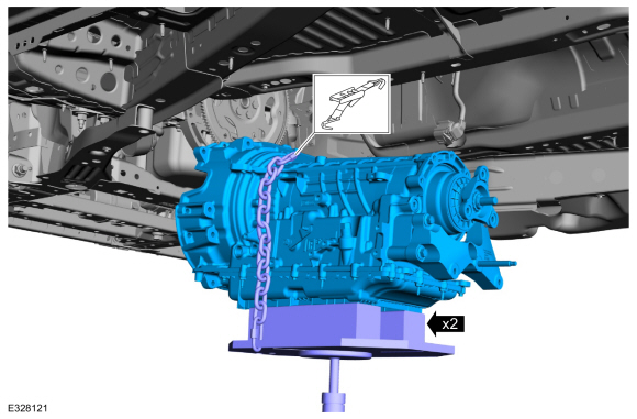 Ford Explorer - Removal and Installation - Transmission - 2.3L EcoBoost ...