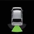 Kia Picanto parking distance indicator for an object 60–100 cm away