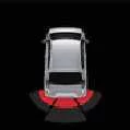 Kia Picanto parking distance indicator for an object within 30 cm
