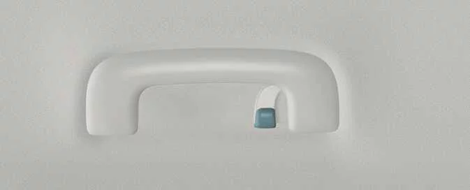 Kia Picanto fold-down clothes hanger
